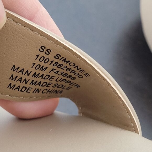 NEW Sun Stone Simonee Ankle-Strap Platform S Tapioca 10M Beige Sandals Women's - Picture 7 of 10